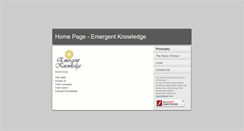 Desktop Screenshot of emergentknowledge.com