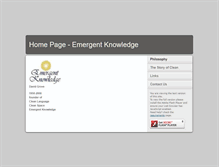 Tablet Screenshot of emergentknowledge.com